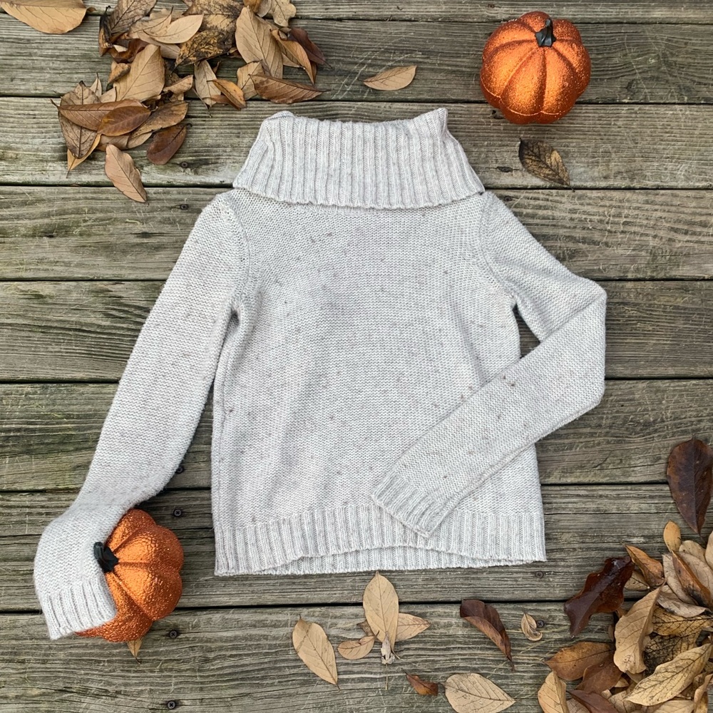 The Limited | Knitted Turtleneck | Marled Heather Gray | Women’s | S
